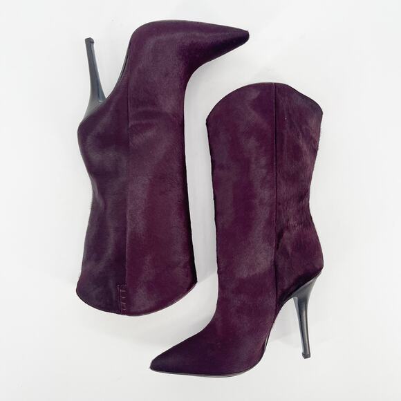 Lucchese Deep Purple Heeled Boots - Picture 5 of 12